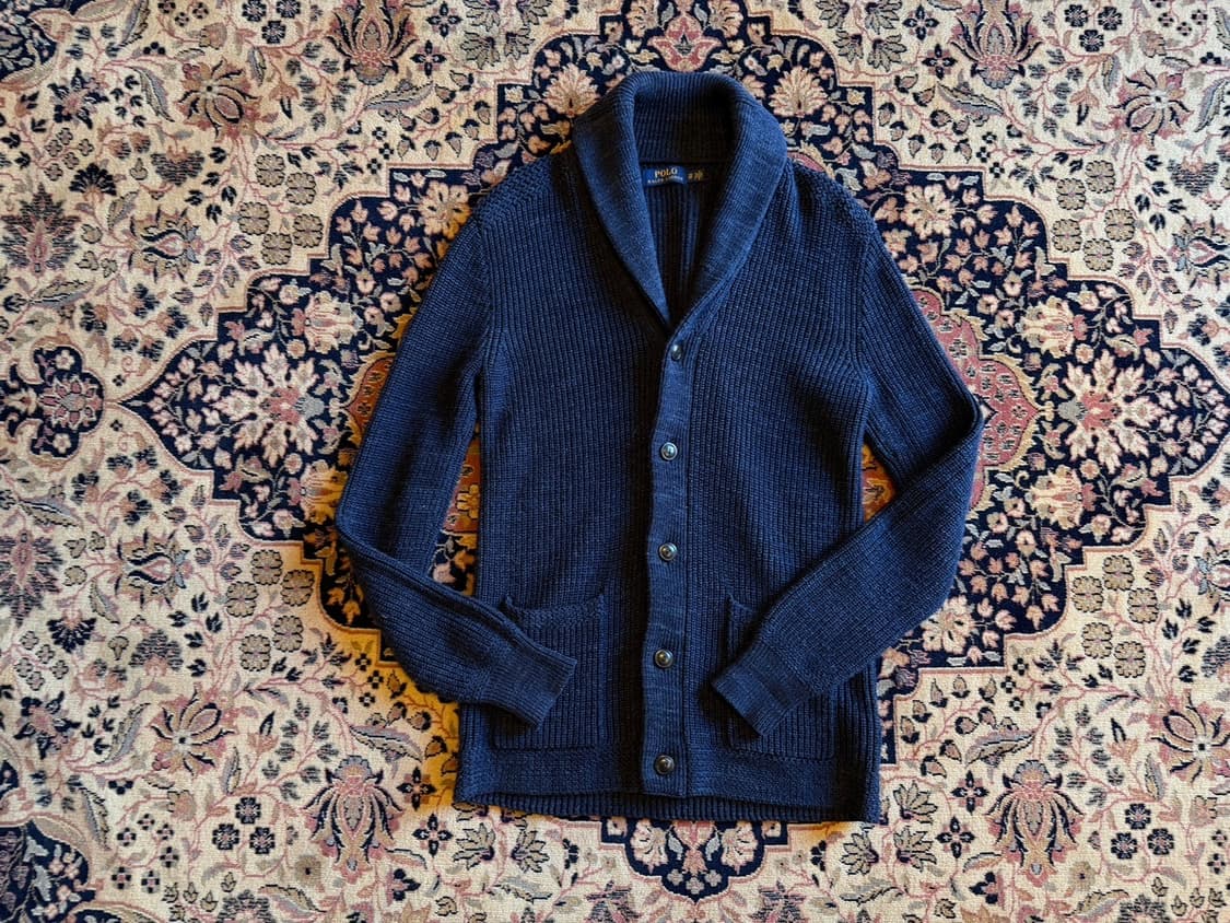 폴로 랄프로렌 숄칼라 가디건 슬림100 상품이미지1