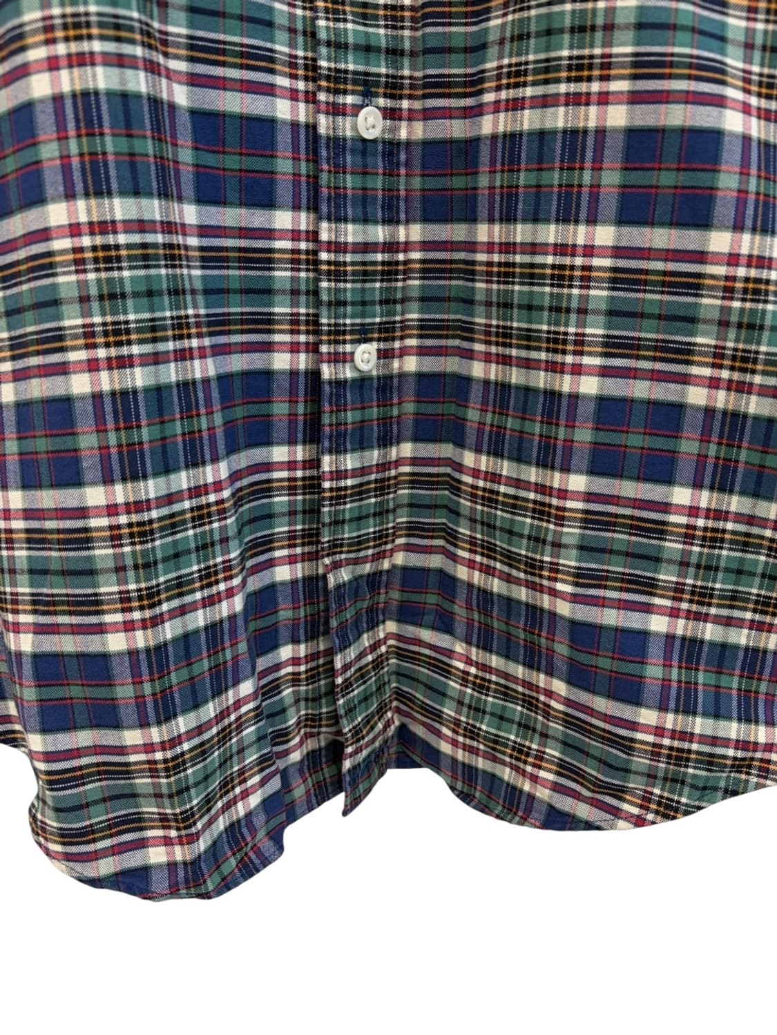 90s 폴로 마드라스 셔츠 (XL)  상품이미지5