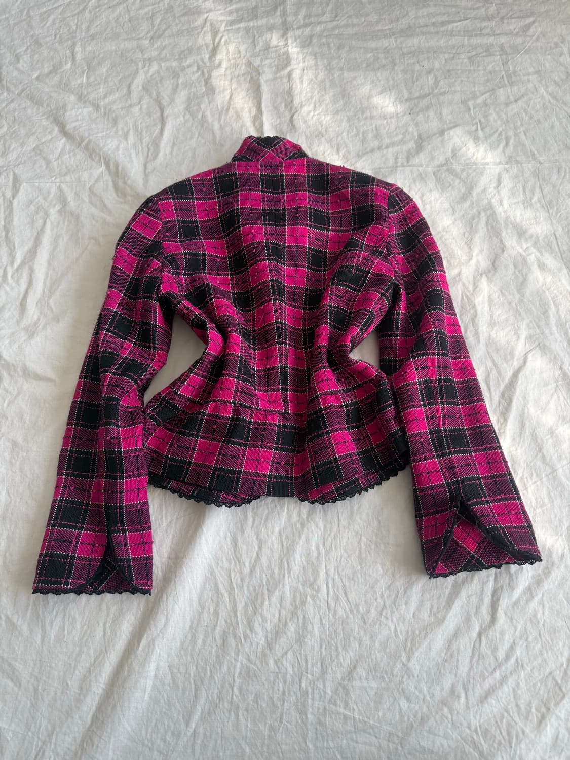 갸루펑크 나나펑크 트위드 자켓 상품이미지5