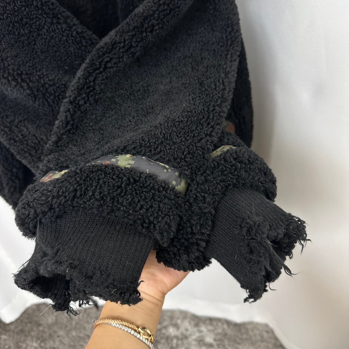 논디스클로즈 남성 퍼 집업자켓 빅사이즈 M 상품이미지8