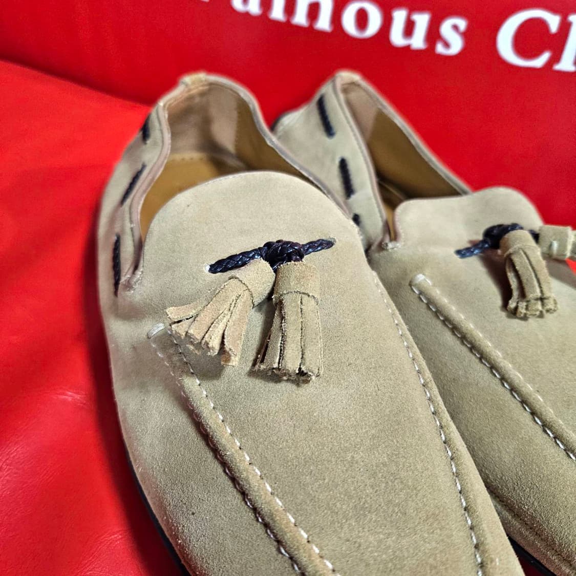 (새상품) 자라(ZARA) 스웨이드 테슬 드라이빙 로퍼 상품이미지2