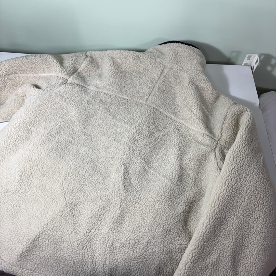 XL 커버낫 아이보리 리버시블 후리스자켓 상품이미지5