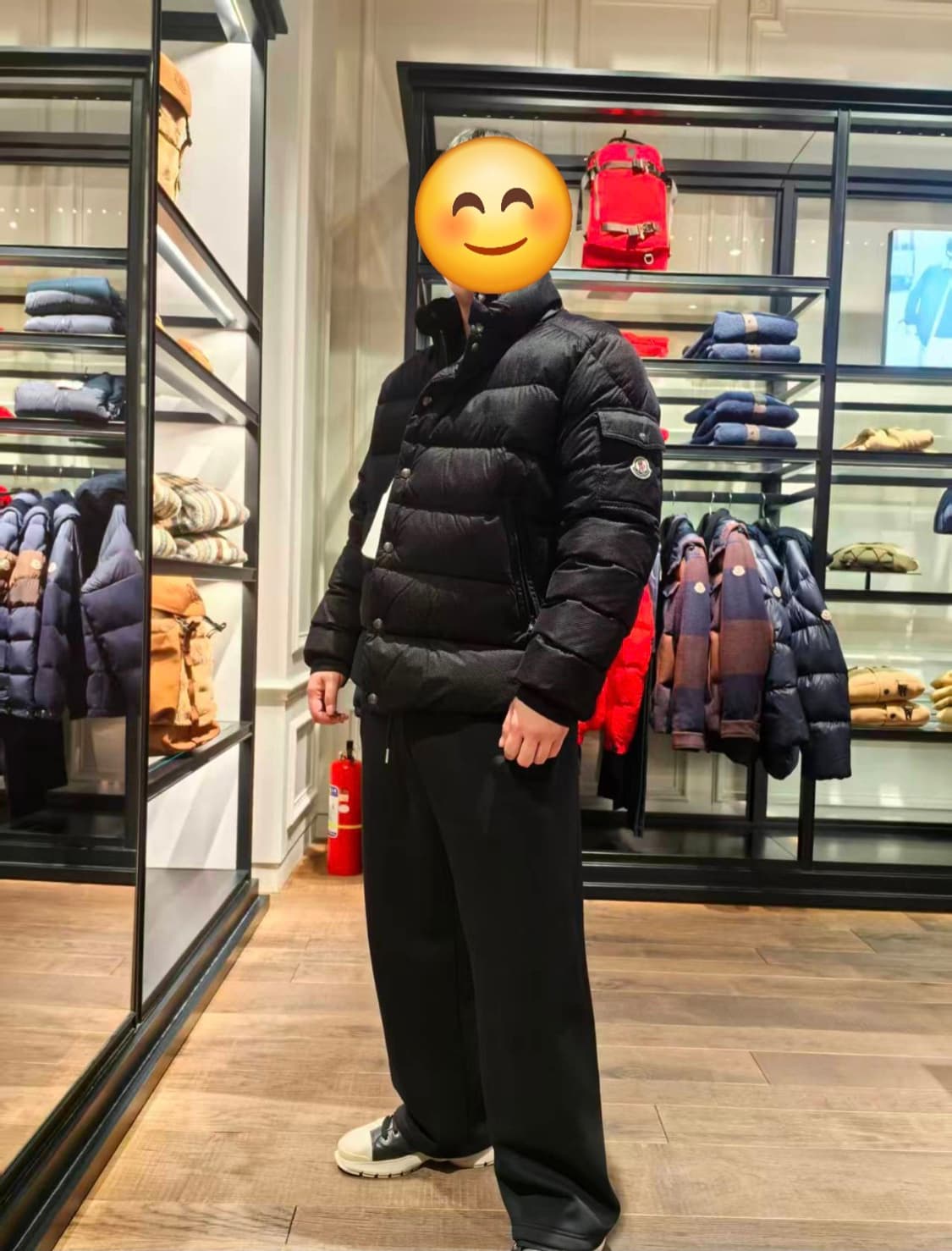 새상품급 몽클레어 코듀로이 체크패턴 패딩 LULE 급처 상품이미지4