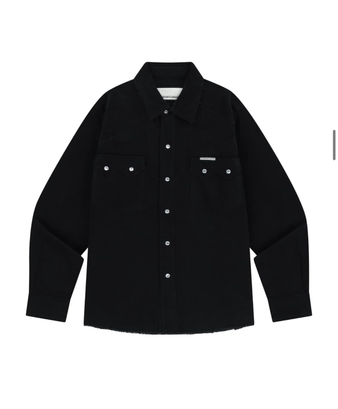 CORDUROY WESTERN SHIRTS BLACK 상품이미지2