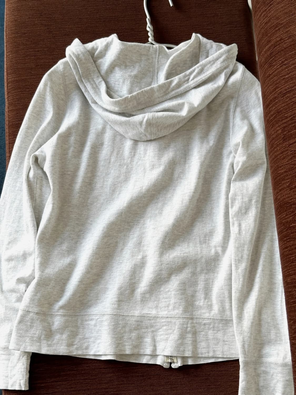 Light cotton sweat hooded zip TOP 상품이미지5