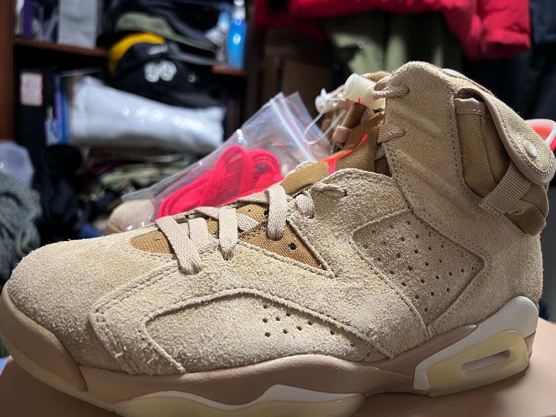 조던 6 x 트래비스 스캇 레트로 SP 브리티쉬 카키 상품이미지5