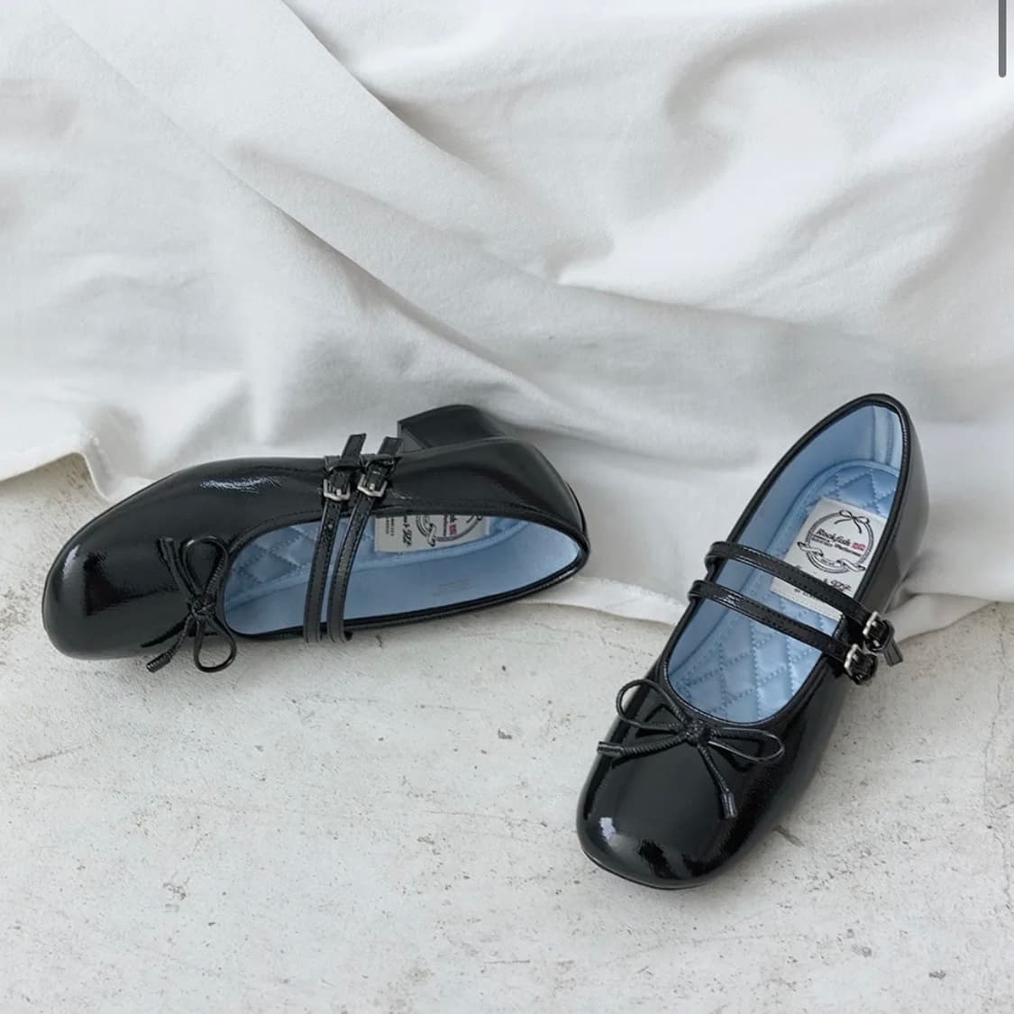 락피쉬웨더웨어 메리제인 블랙 4cm 상품이미지1