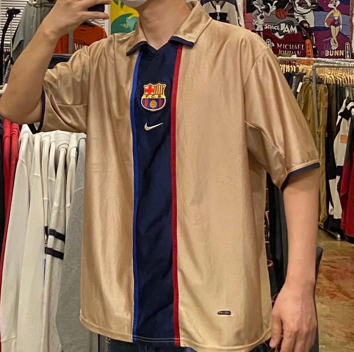 01년 나이키 바르셀로나 어웨이 클루이베르트 유니폼 상품이미지6