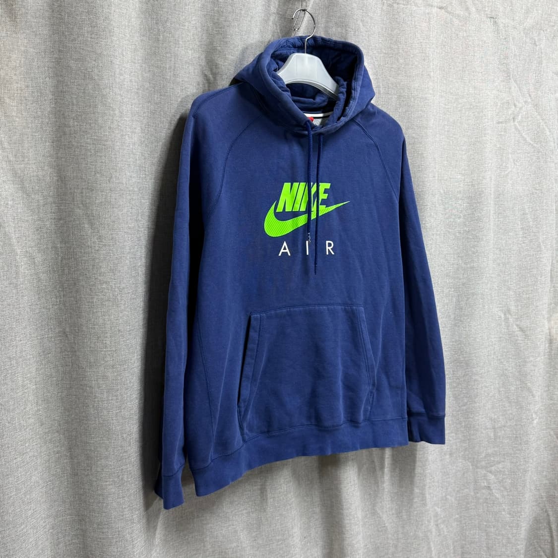 [XL/105] 나이키 AIR 네이비 긴팔 기모 후드티 상품이미지2