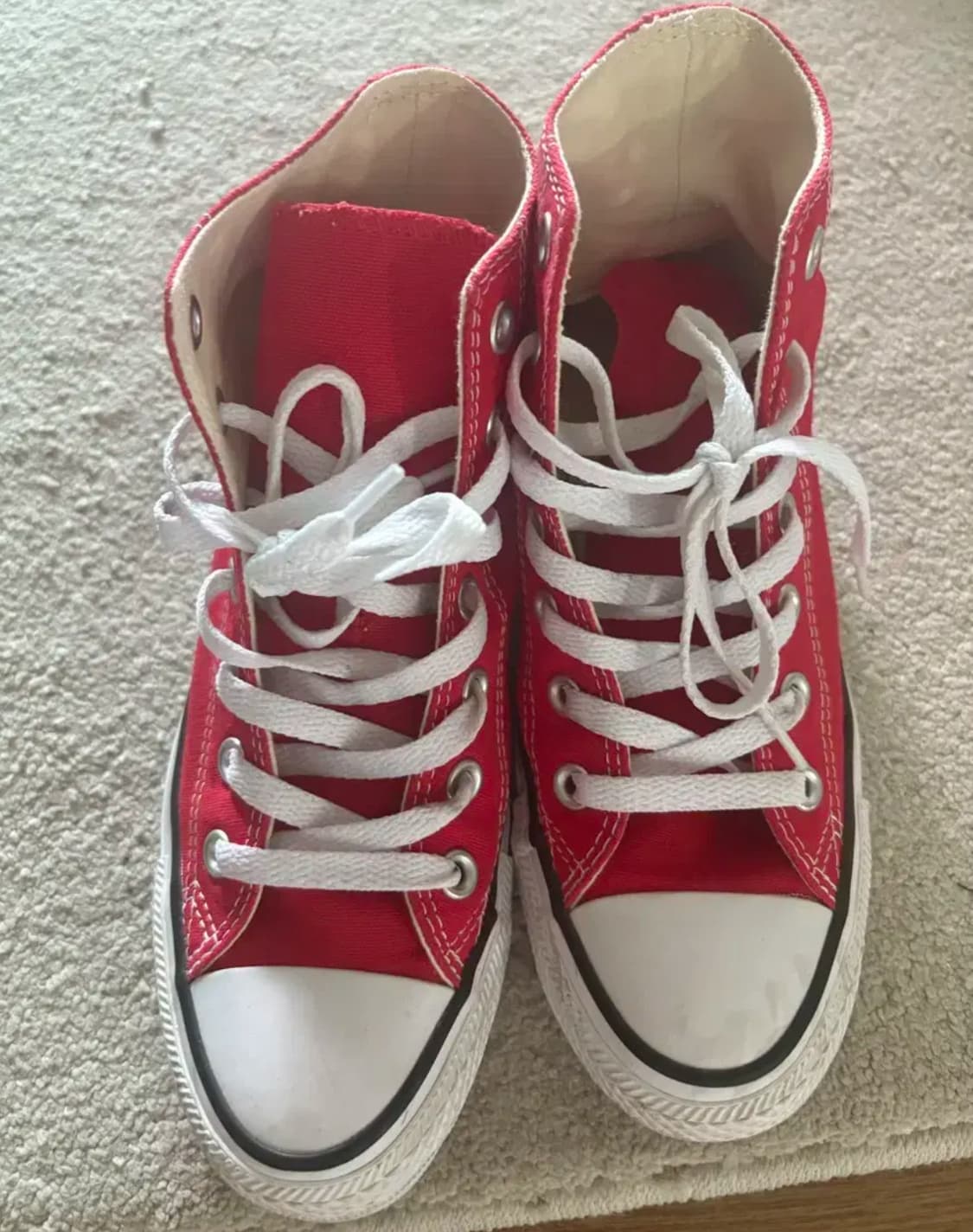 컨버스 올스타 척테일러 230 코어 하이 레드 스니커즈 상품이미지1