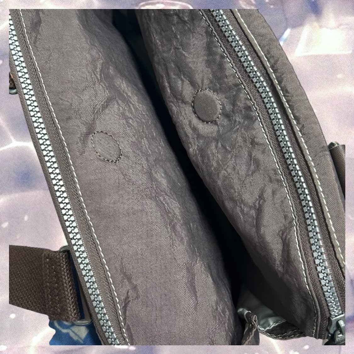 키플링 투 포켓 토트백 숄더백 가방 브라운 y2k  상품이미지3