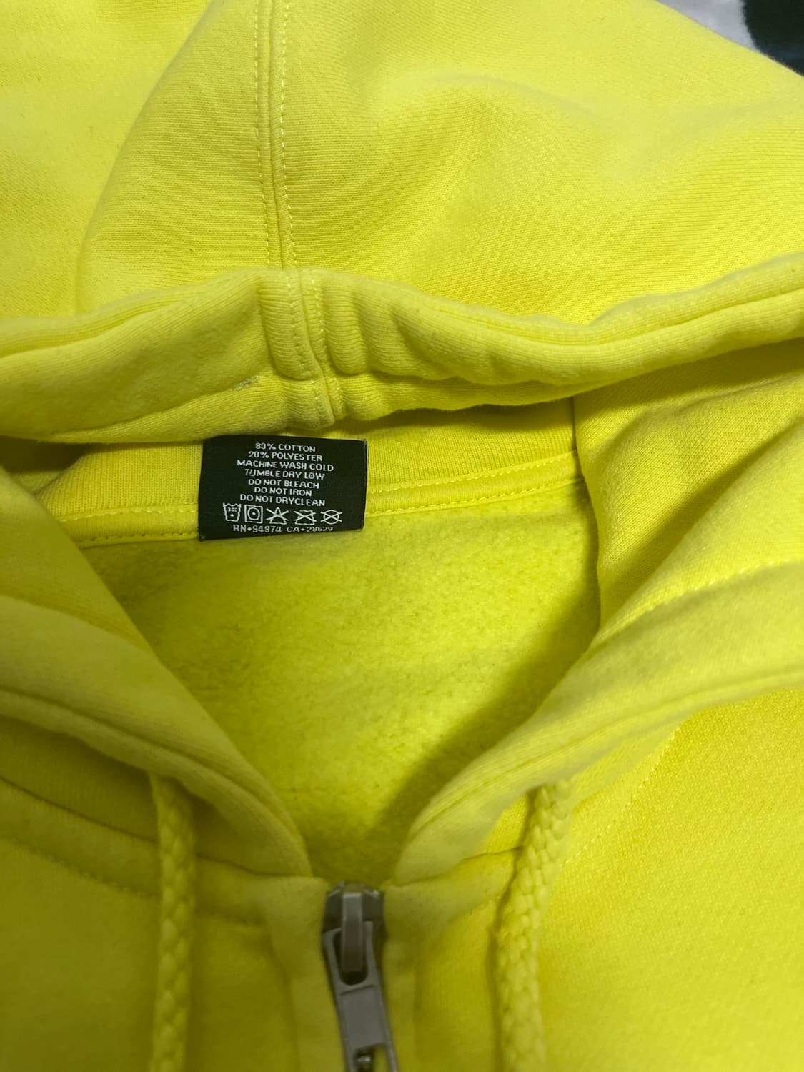 스투시 후드집업 기모 100 정품 상품이미지3