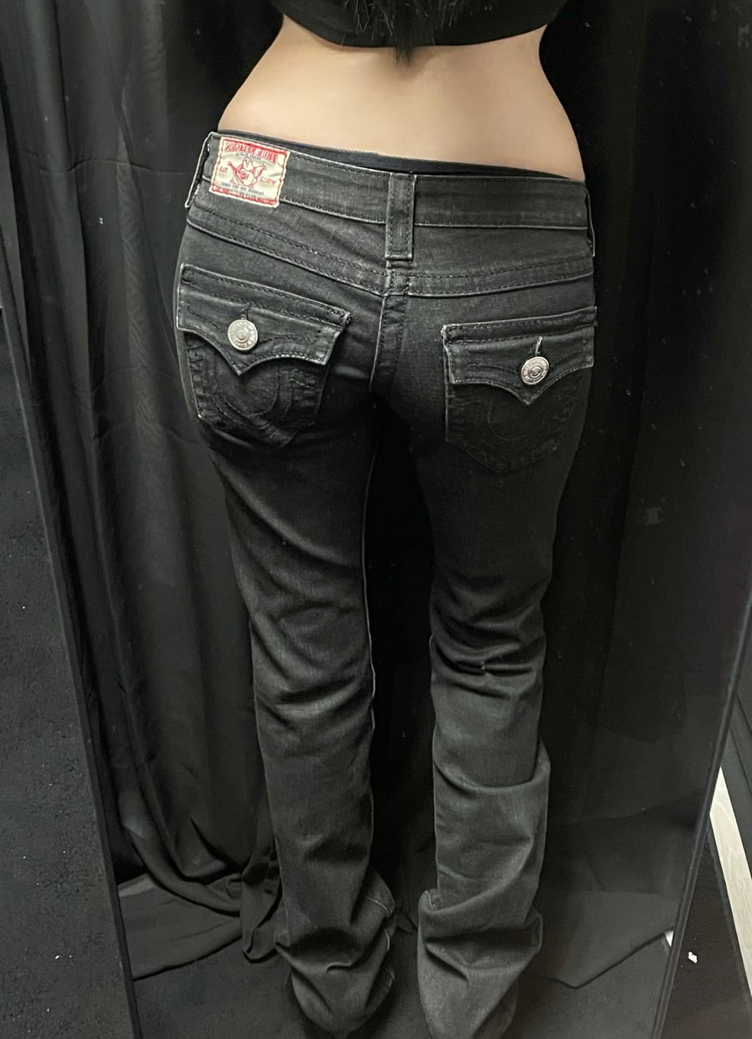 [26] low-rise black jeans 상품이미지1