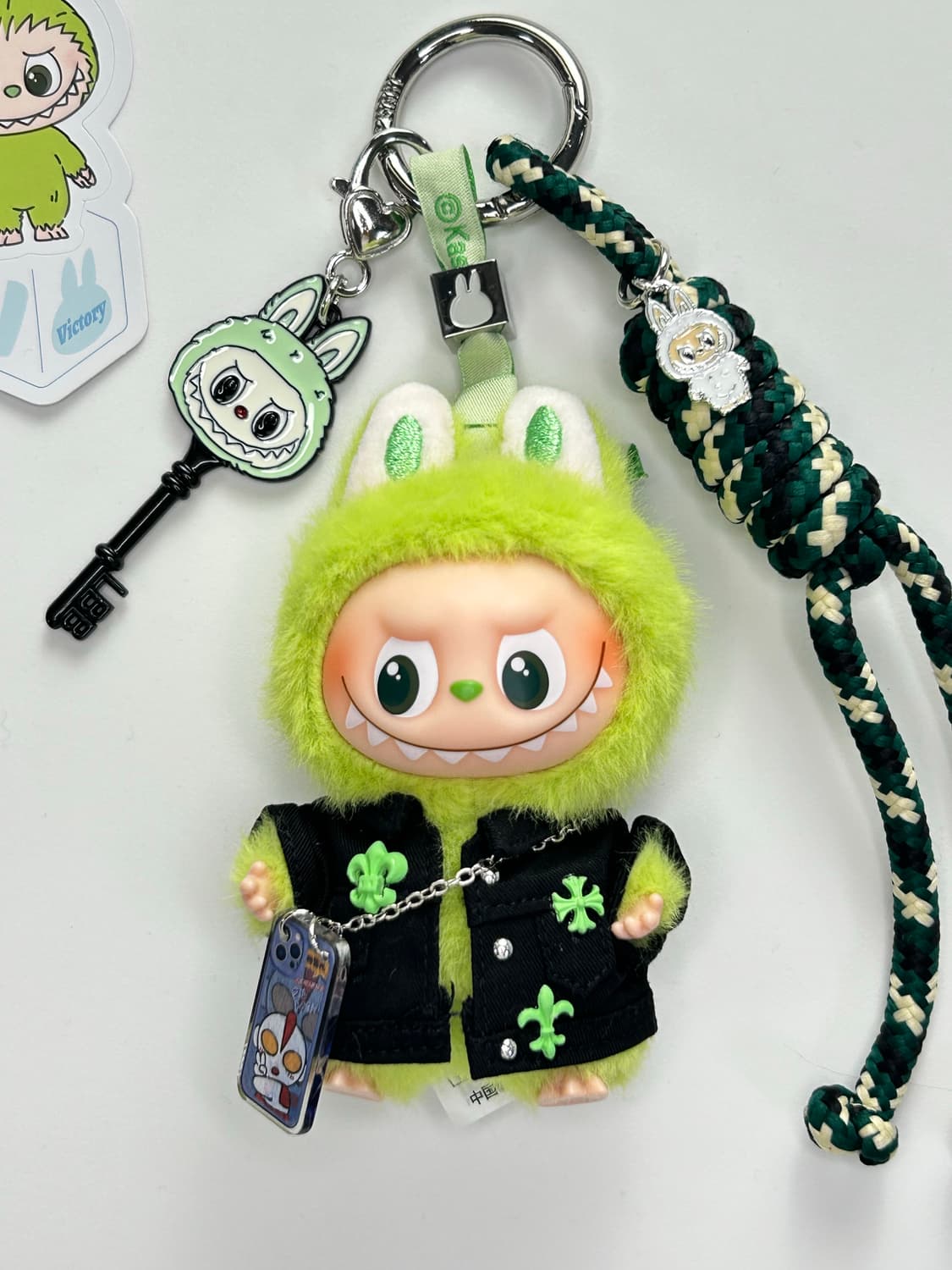 🐰미니라부부 내 마음속 비밀번호”V”커스텀키링 상품이미지2