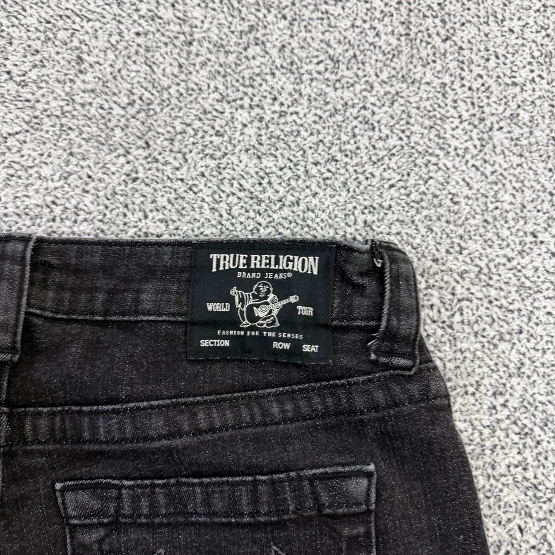 30 트루릴리전 여성 흑청데님 팬츠 0126H2 상품이미지3