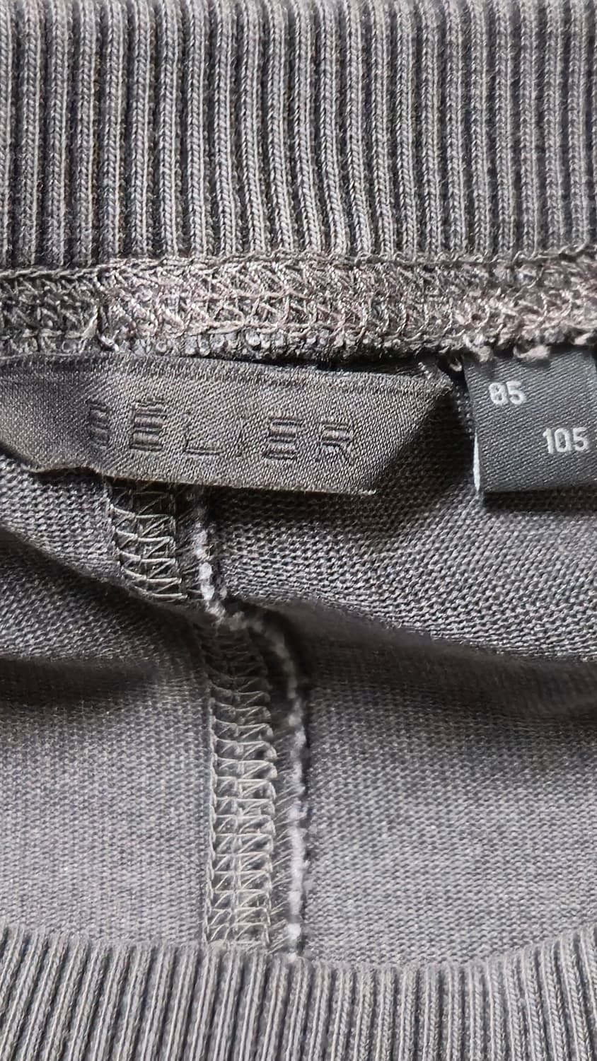 [105] 벨리에 더스트 롱 슬리브 티셔츠 다이드 차콜 상품이미지3