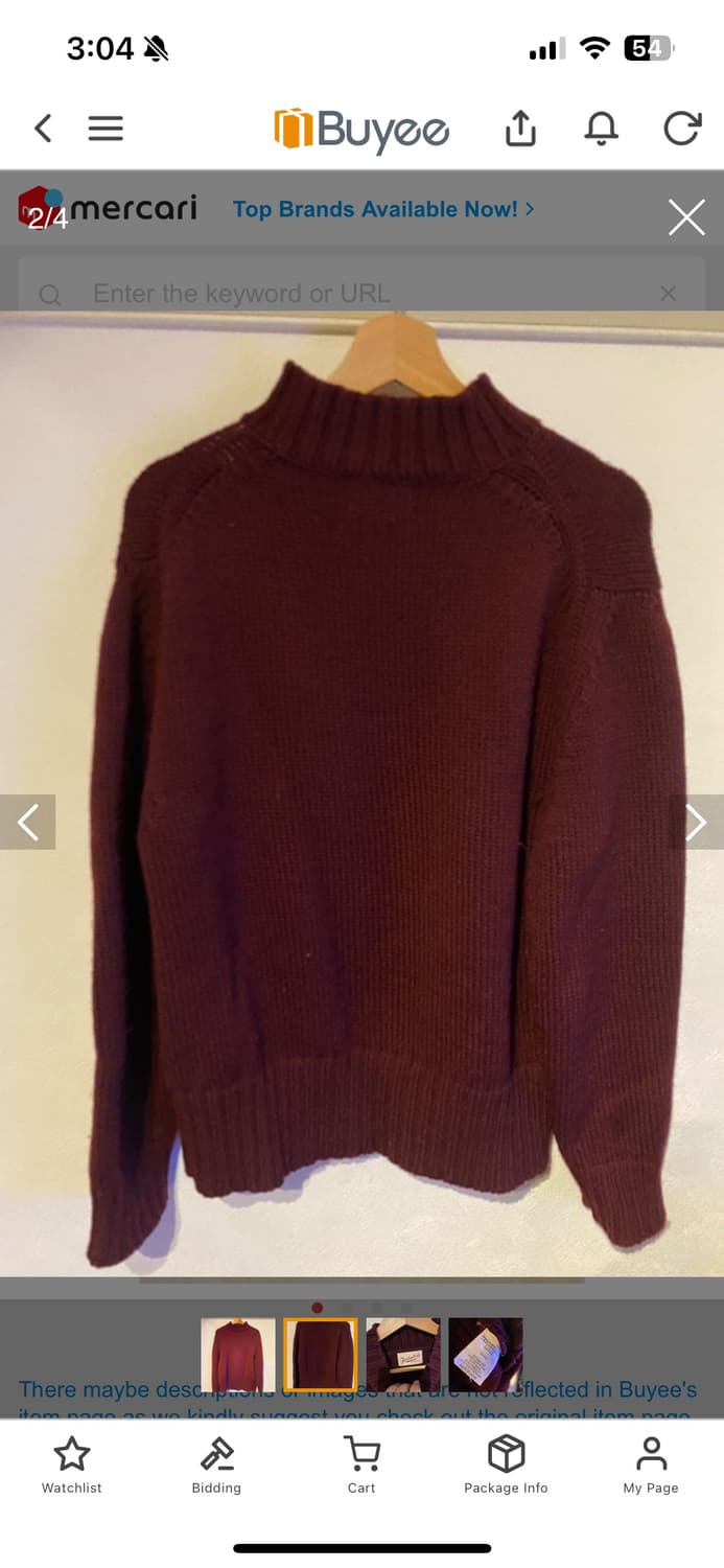 텐더로인 모크넥 니트 tenderloin mock knit 상품이미지2
