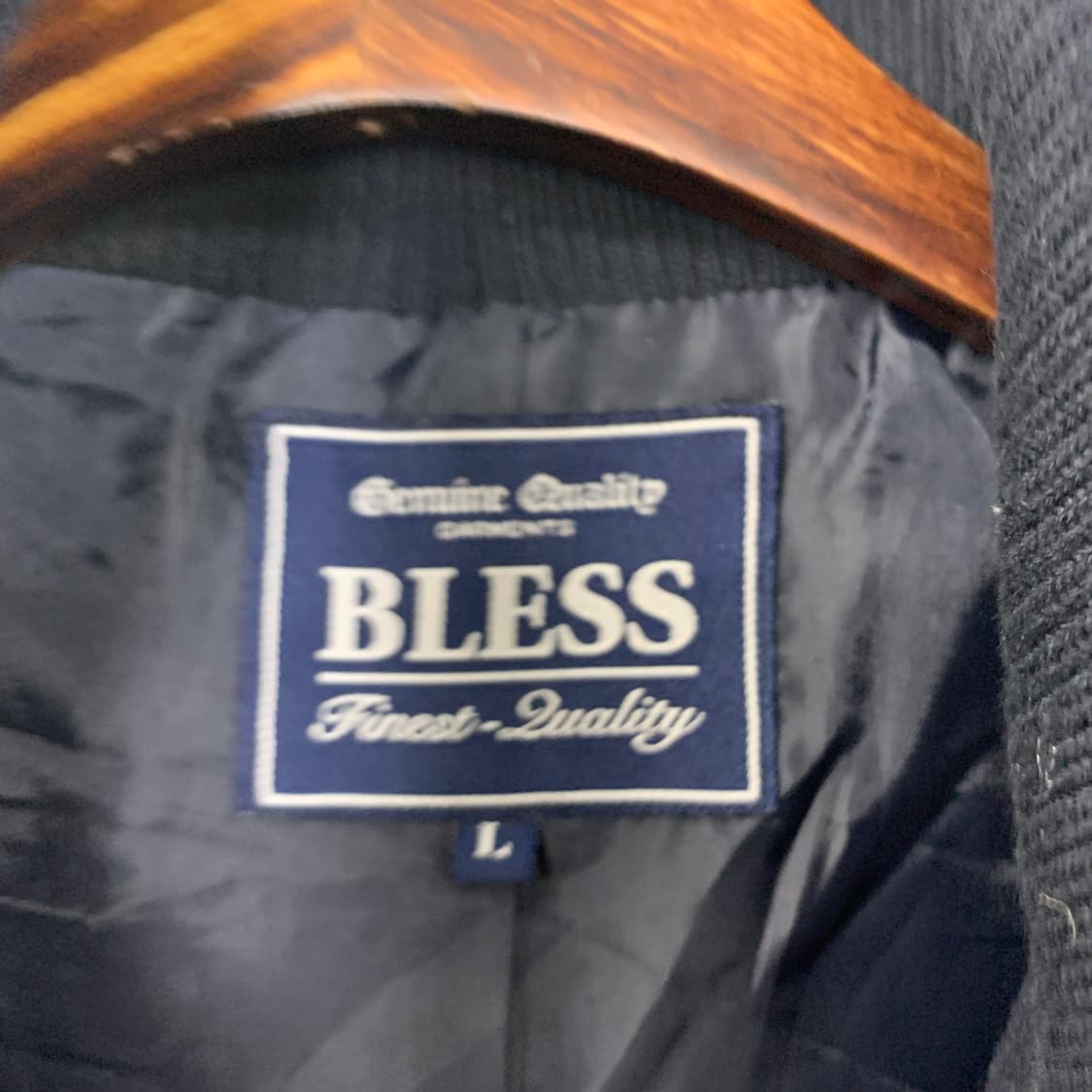 Vintage 빈티지 블랙 더플 떡볶이 코트 상품이미지5