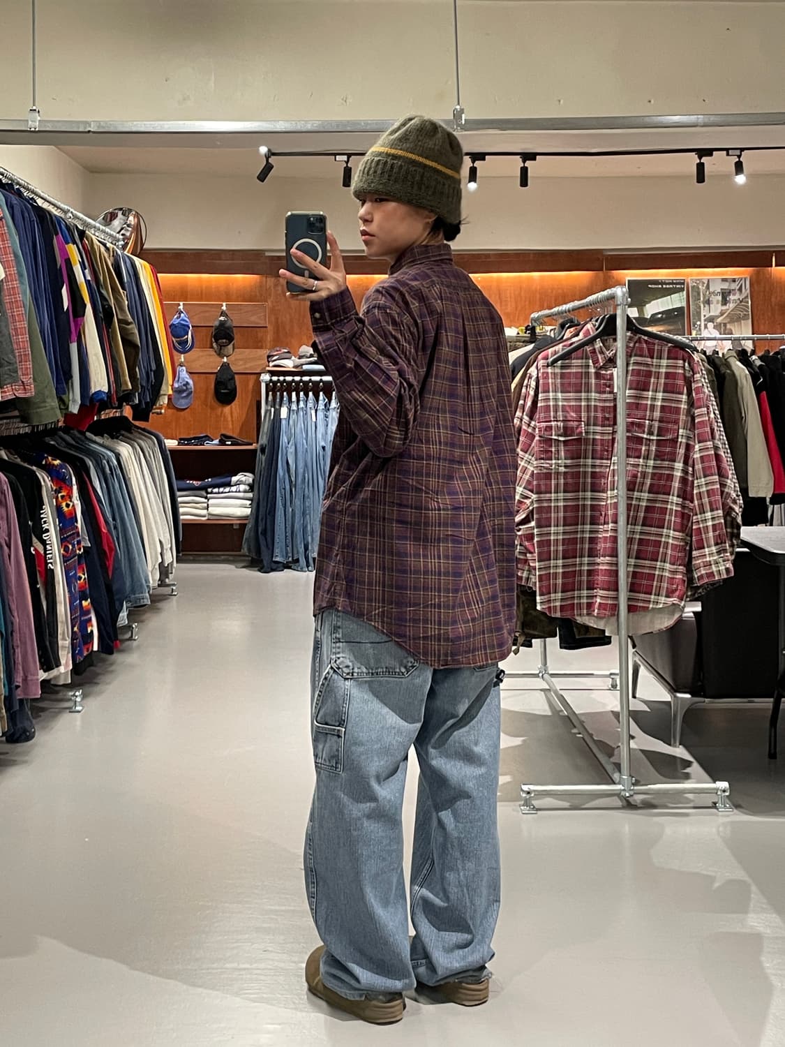 폴로 랄프 로렌 체크 셔츠   상품이미지5