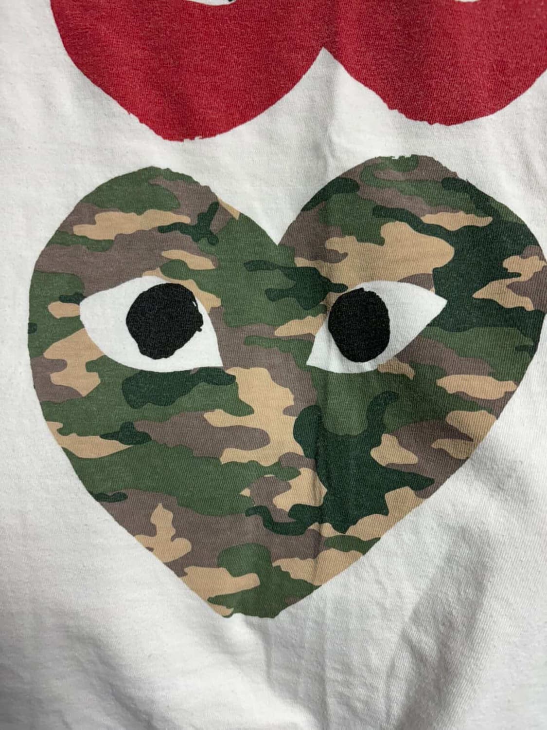 꼼데가르송 카모 반팔티 팔아요 상품이미지2