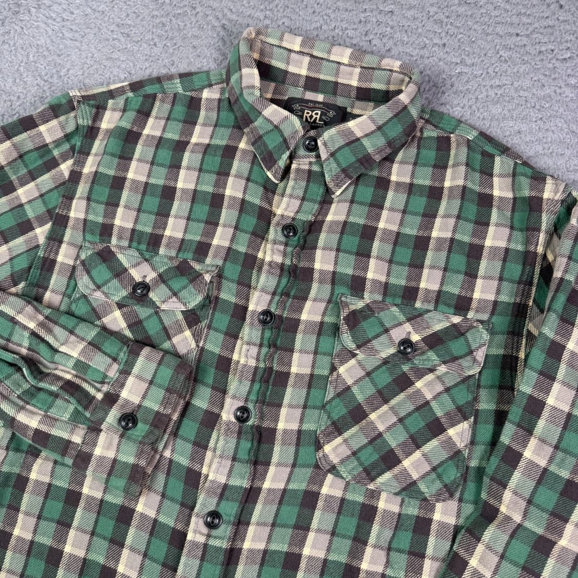 RRL 더블알엘 매틀록 플래드 코튼 워크셔츠 상품이미지2