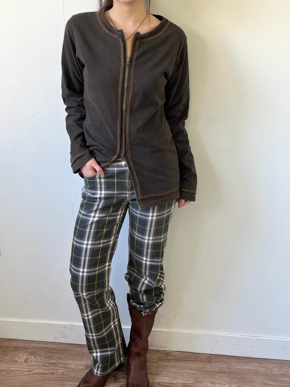 버버리 노바체크 데님 팬츠 상품이미지5