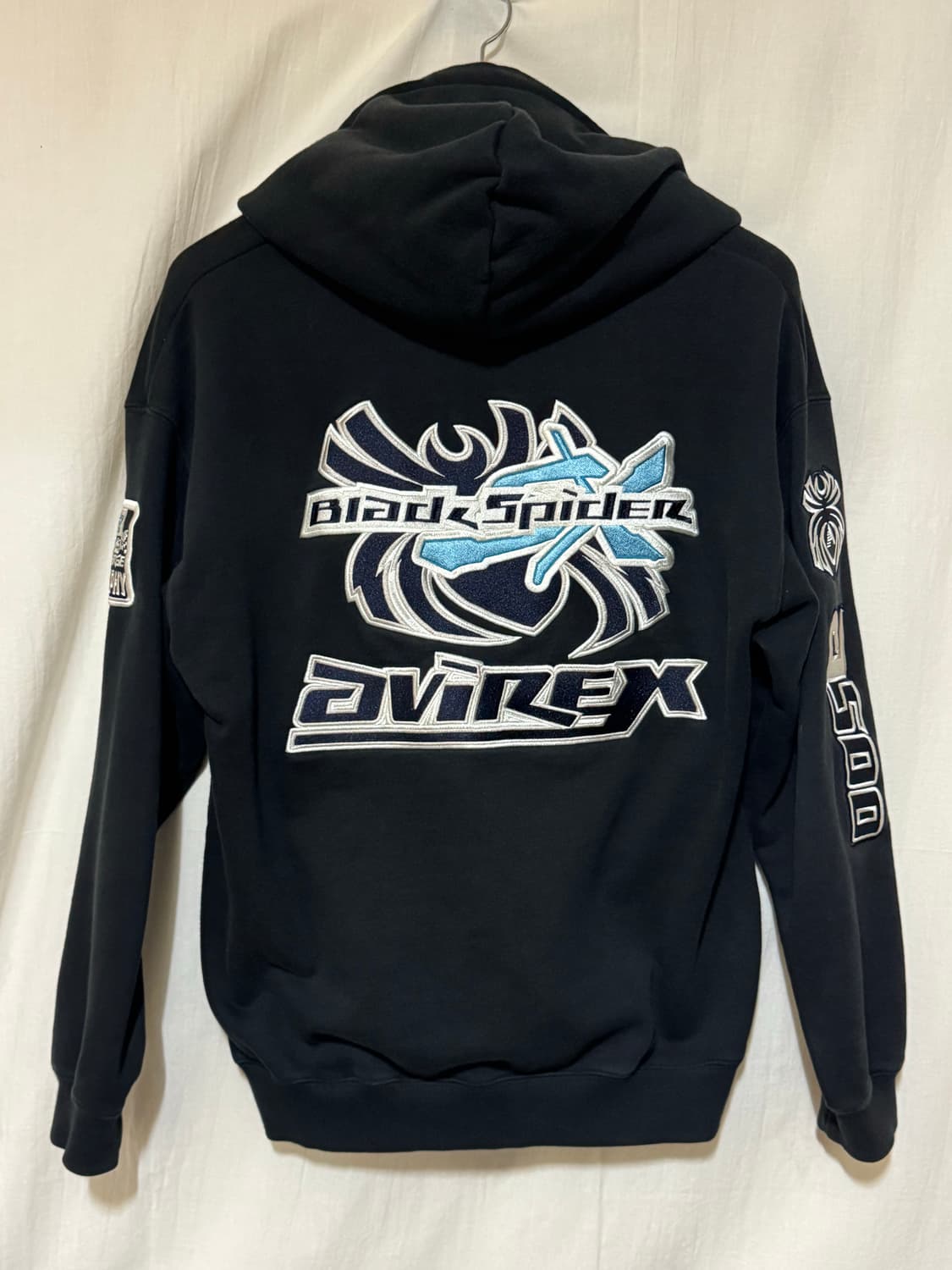 아비렉스 XLARGE 일본 한정 콜라보 크롭 후드 상품이미지2