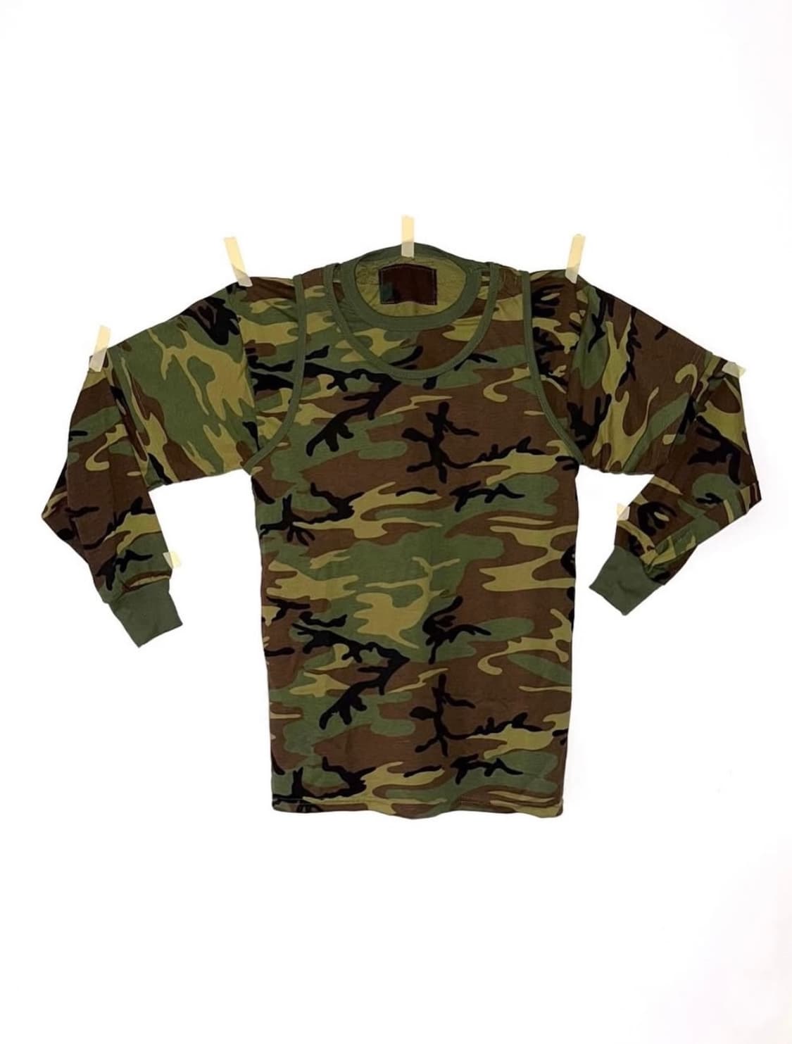 at is at 트리플 레이어드 티셔츠 (카모) 상품이미지1