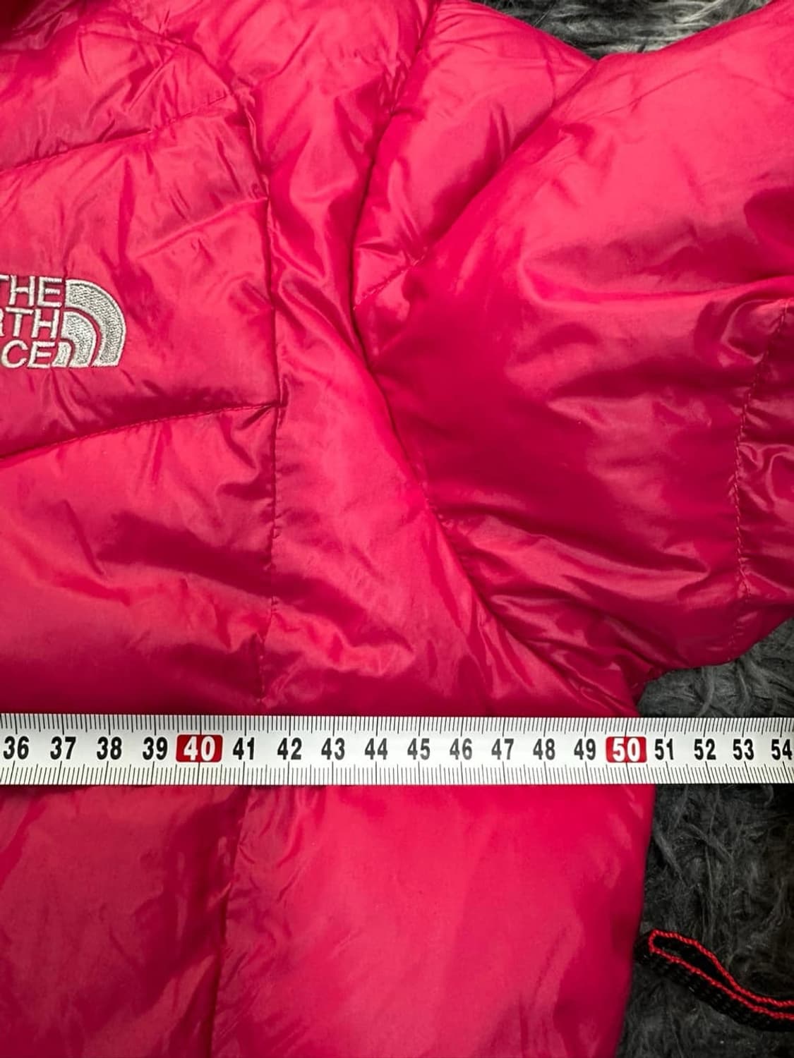 노스페이스 구스다운 핑크 경량패딩 점퍼 자켓(90) 상품이미지5