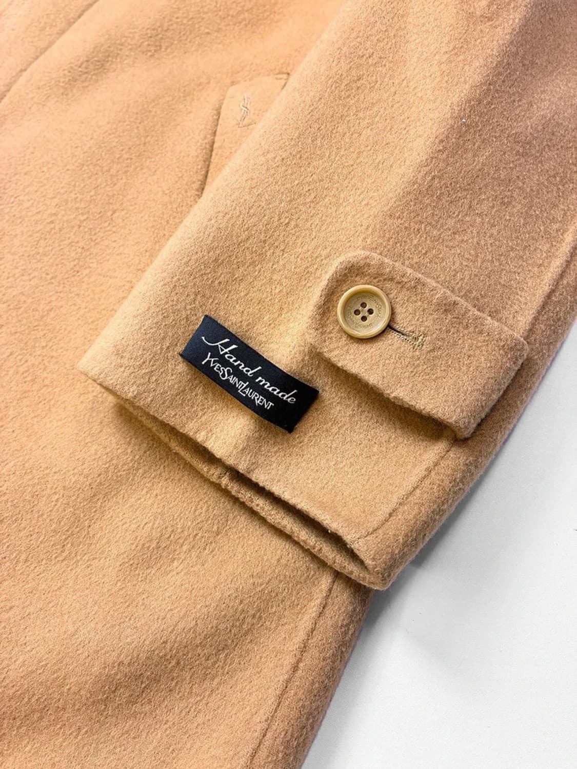 생로랑 YSL 00s 울 핸드메이드 코트 PN5442 상품이미지5