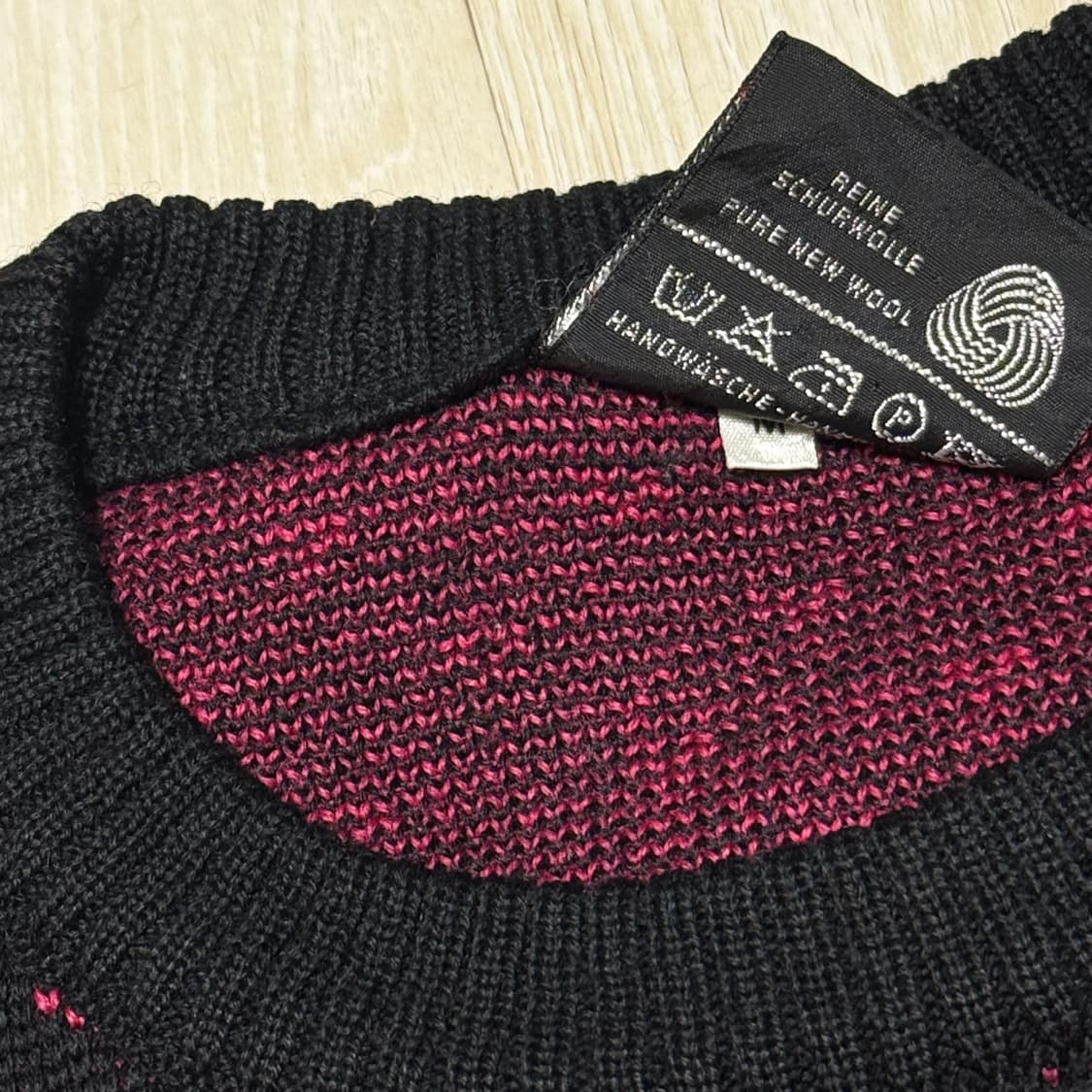 노르닉 패턴 니트 pure new wool 상품이미지4