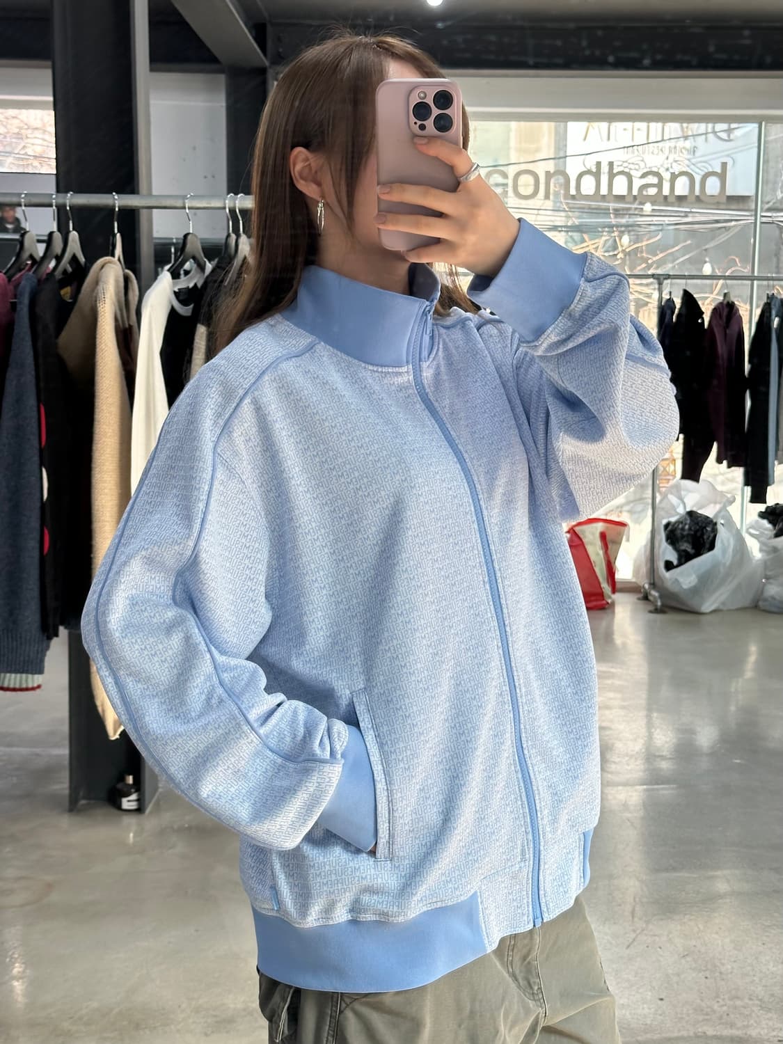 슈프림 22SS 리핏 풀로고 트랙져지 자켓  상품이미지1