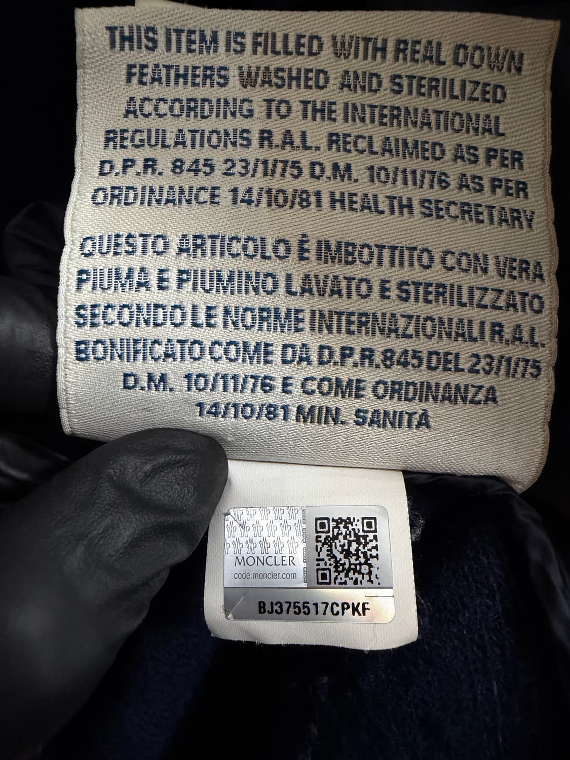 몽클레어 정품 캐시미어 니트패딩 상품이미지9