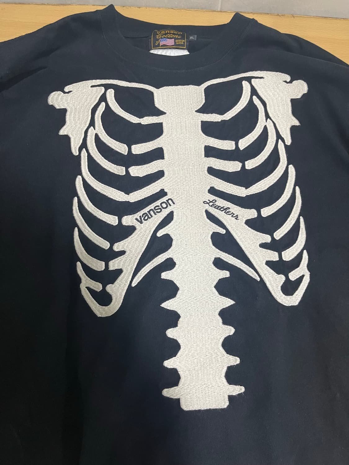 밴슨 리얼본 롱슬리브 XL vanson real bone 상품이미지2