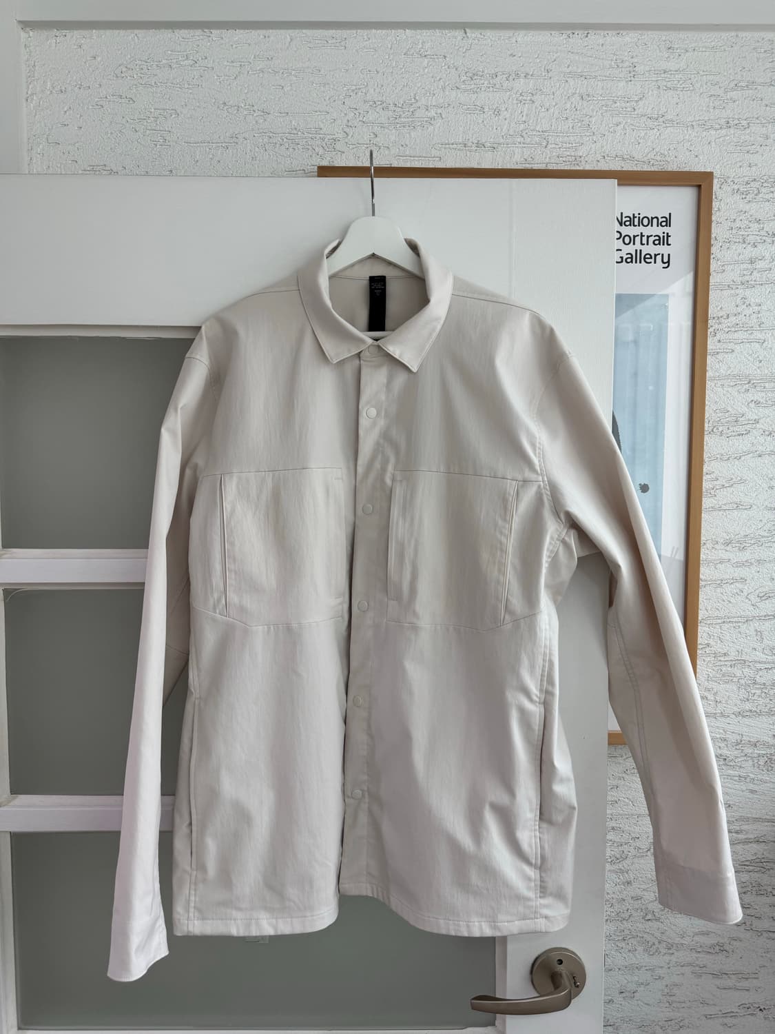 룰루레몬 City Scope 오버셔츠 자켓 XL / 크림베이지 / 얼룩있 상품이미지1