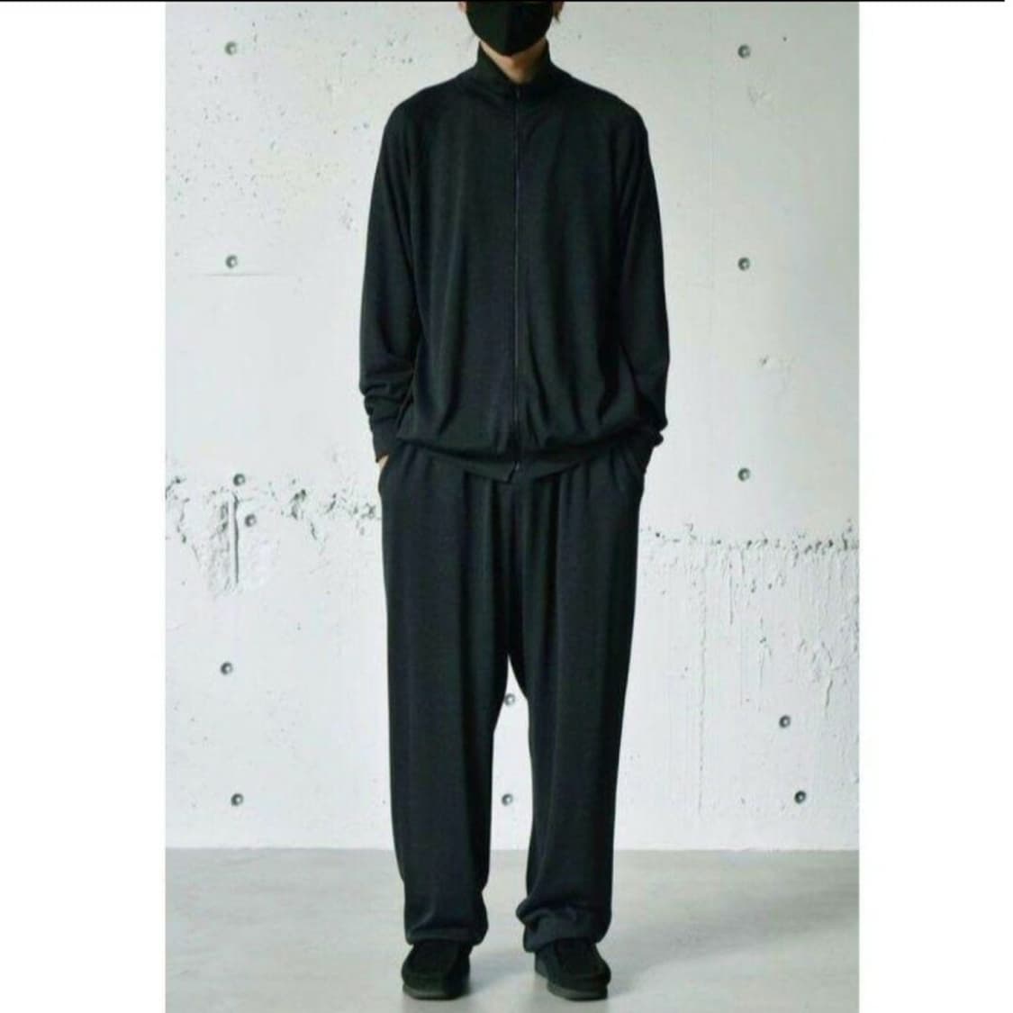 코모리 comoli 실크 트랙 셋업 상품이미지2