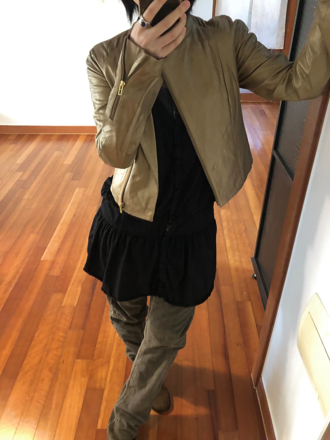 Armani exchange lambskin leather jk  상품이미지7