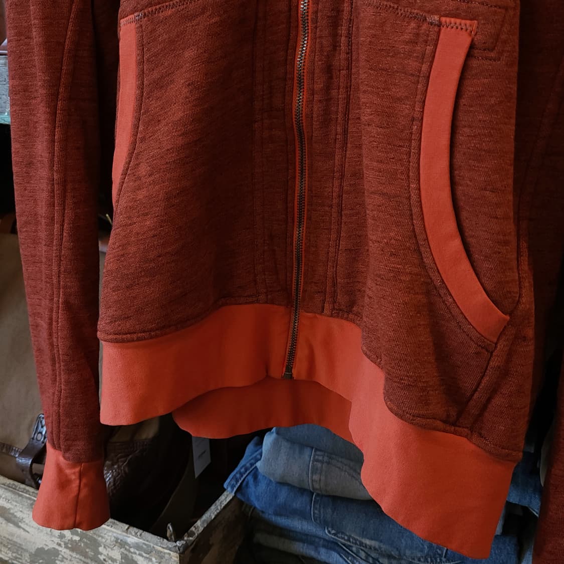 몬츄라 후드 집업 자켓 오렌지 스웻셔츠 L 상품이미지7