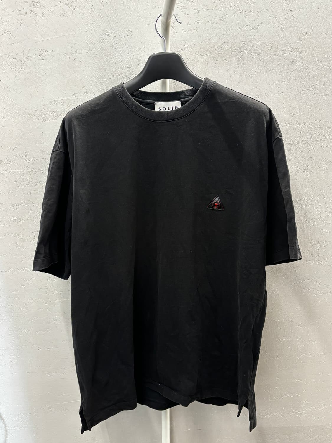 솔리드옴므 블랙 22ss반팔 티셔츠 105 상품이미지2