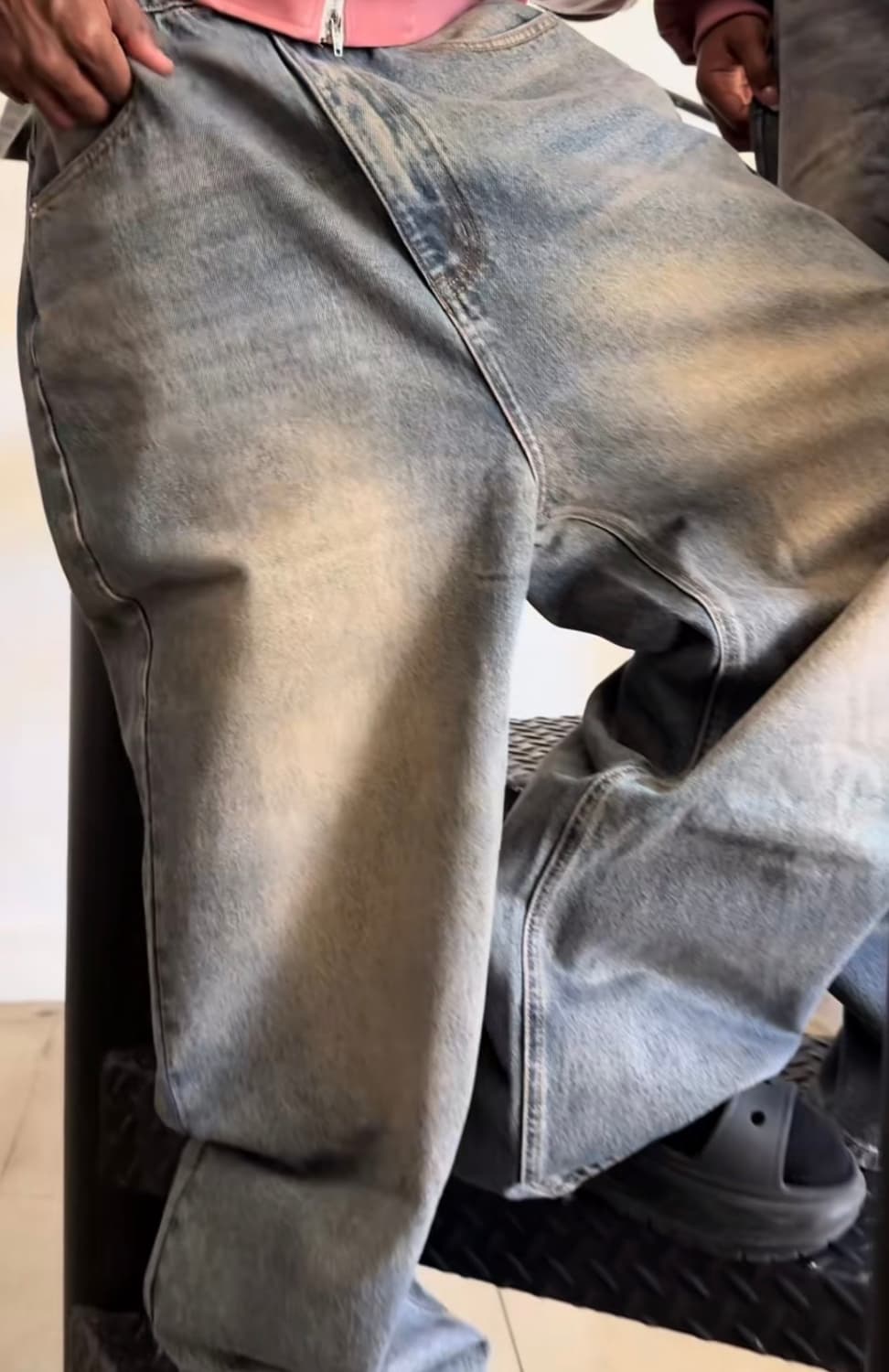 zicmade 핑크탭 베기 데님 14oz - 30 상품이미지6