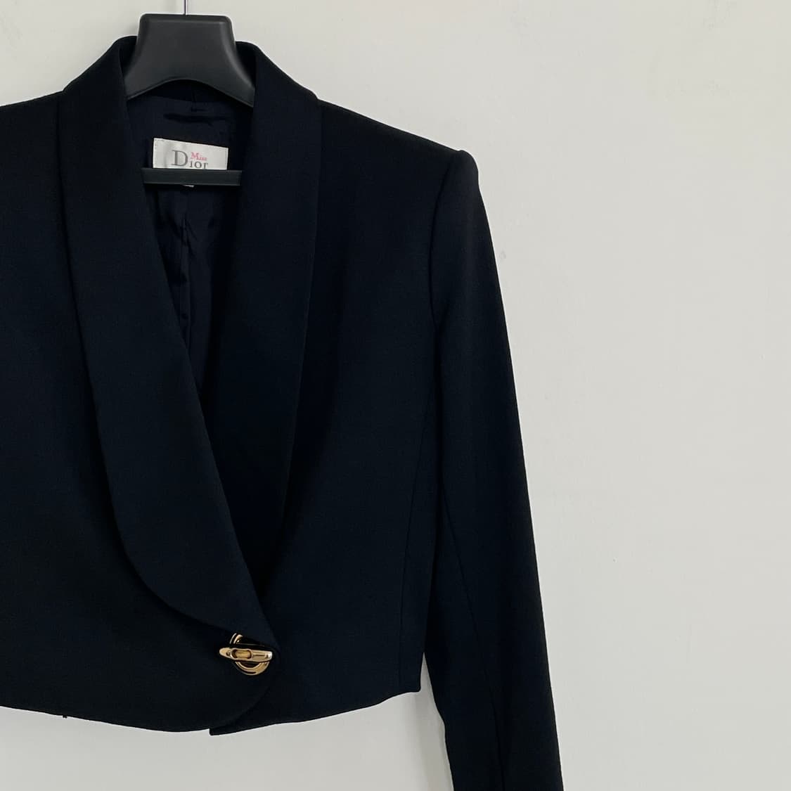 디올 블랙 크롭 블레이저 자켓 상품이미지3