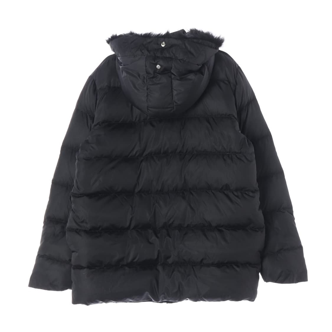 랄프로렌 여성 퍼 후드 덕다운 패딩 점퍼 블랙 M 상품이미지2