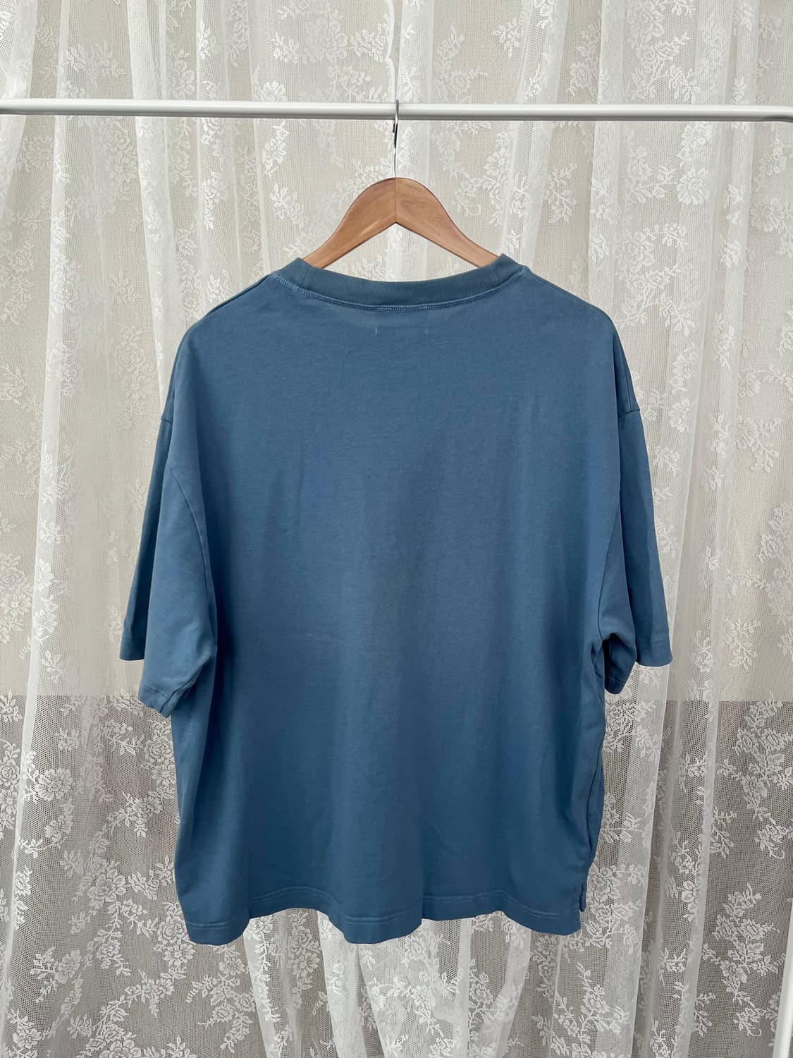 L) 코스 COS 오버사이즈 포켓 반팔 티셔츠 블루 상품이미지2