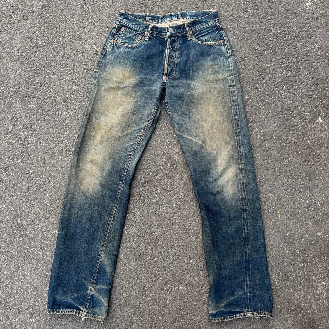 일본 sewing chop 신치백 셀비지 데님 팬츠 상품이미지4