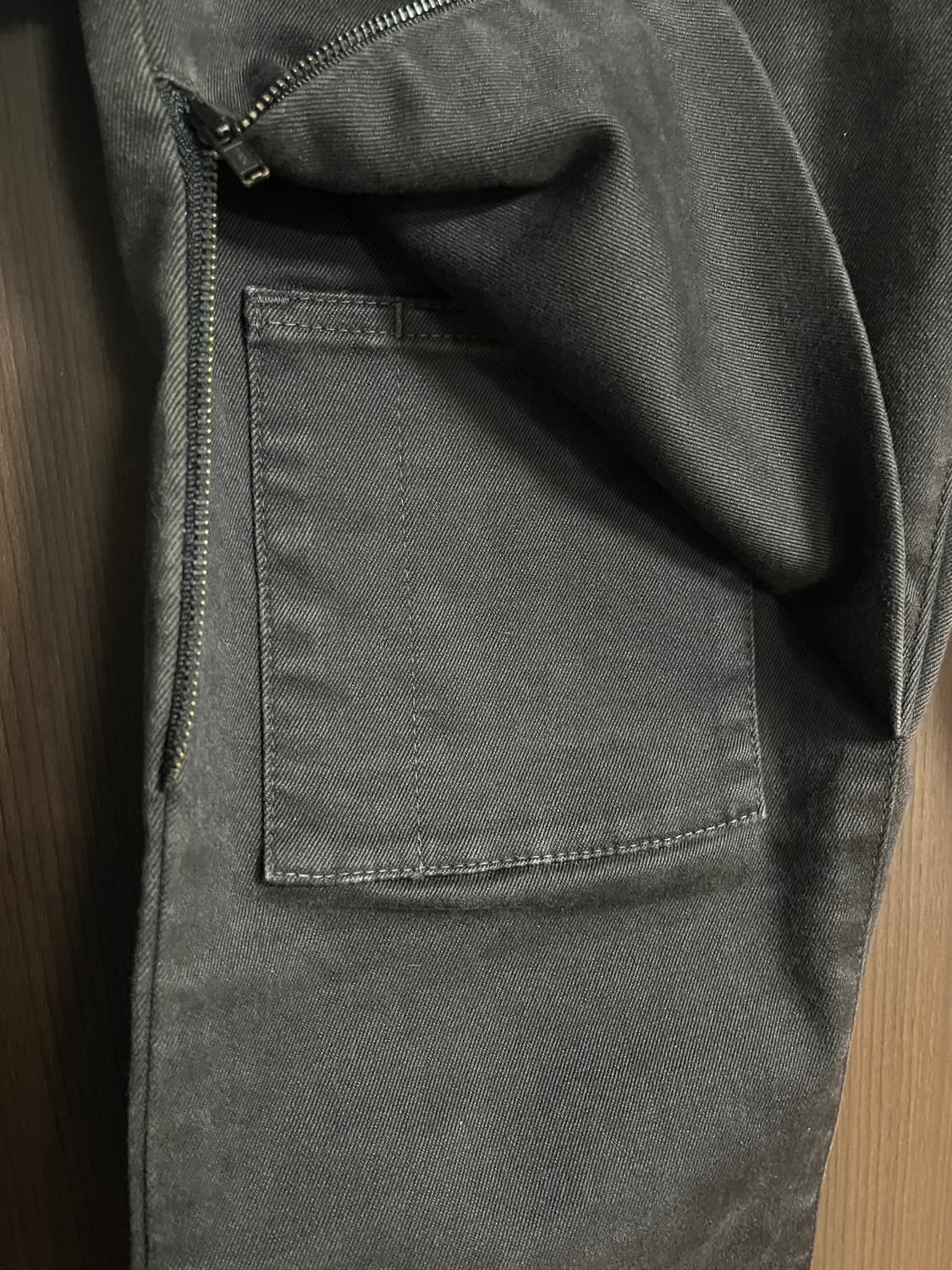 Zipper Multi-Pocket Tool Print Denim 상품이미지3