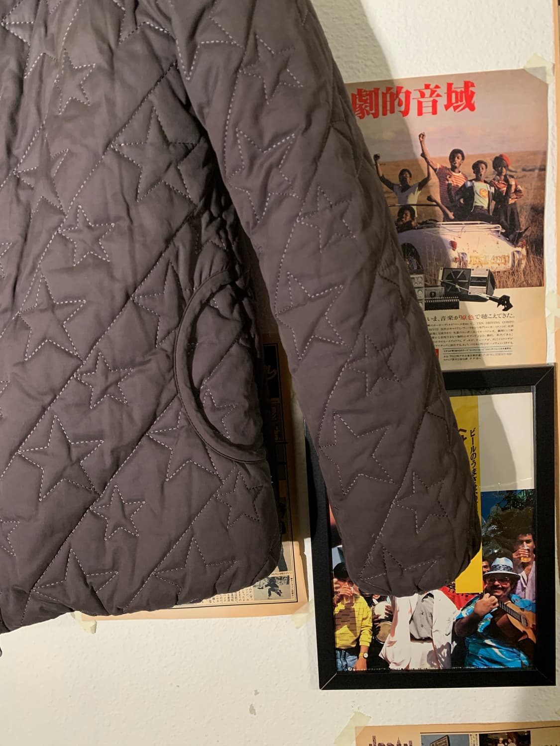 엑스걸 스타퀼팅 하이숄카라 투웨이 차콜 다운자켓 상품이미지4