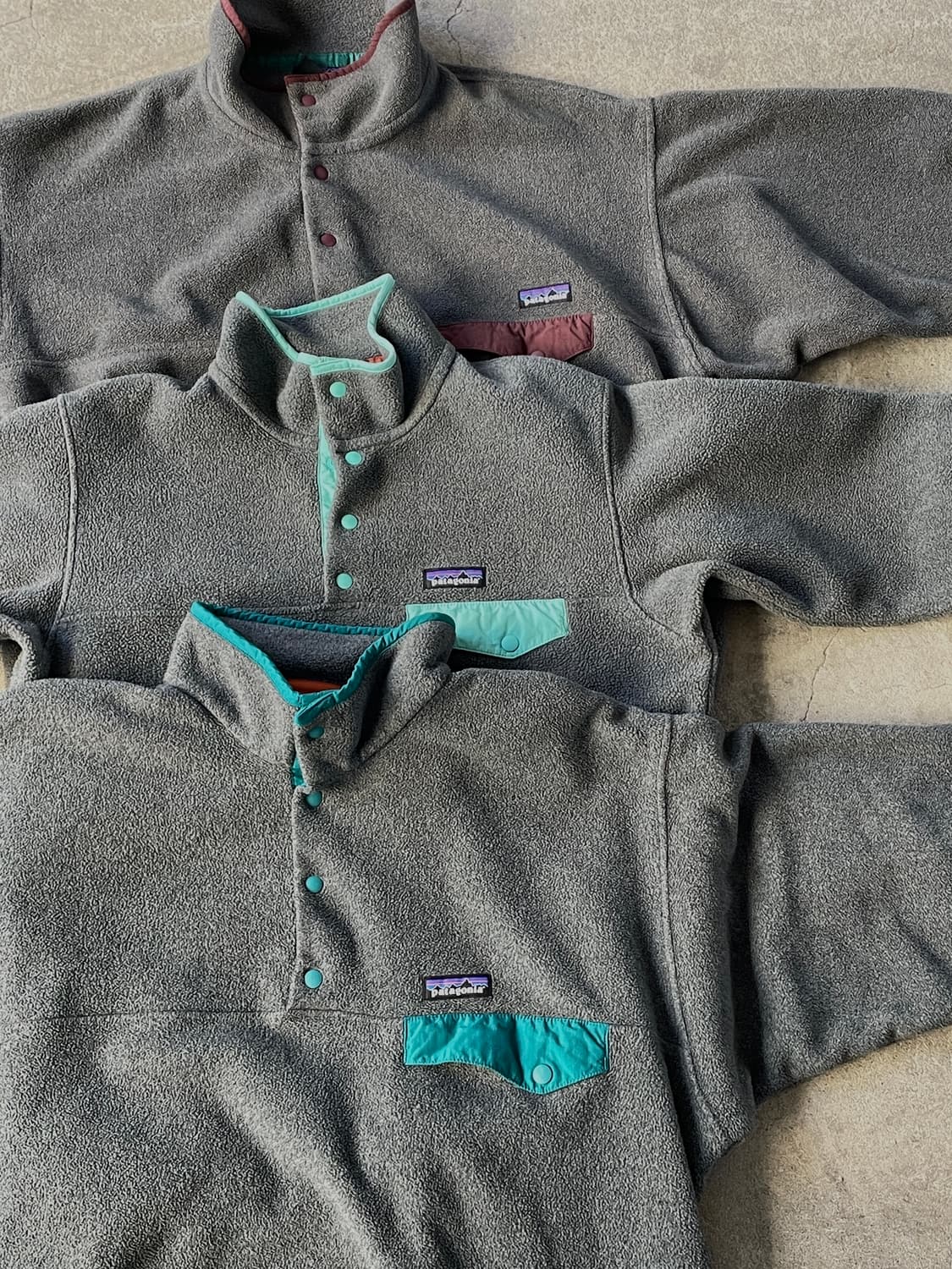 Patagonia Synchilla Nikel&Mint Snap-T 상품이미지2