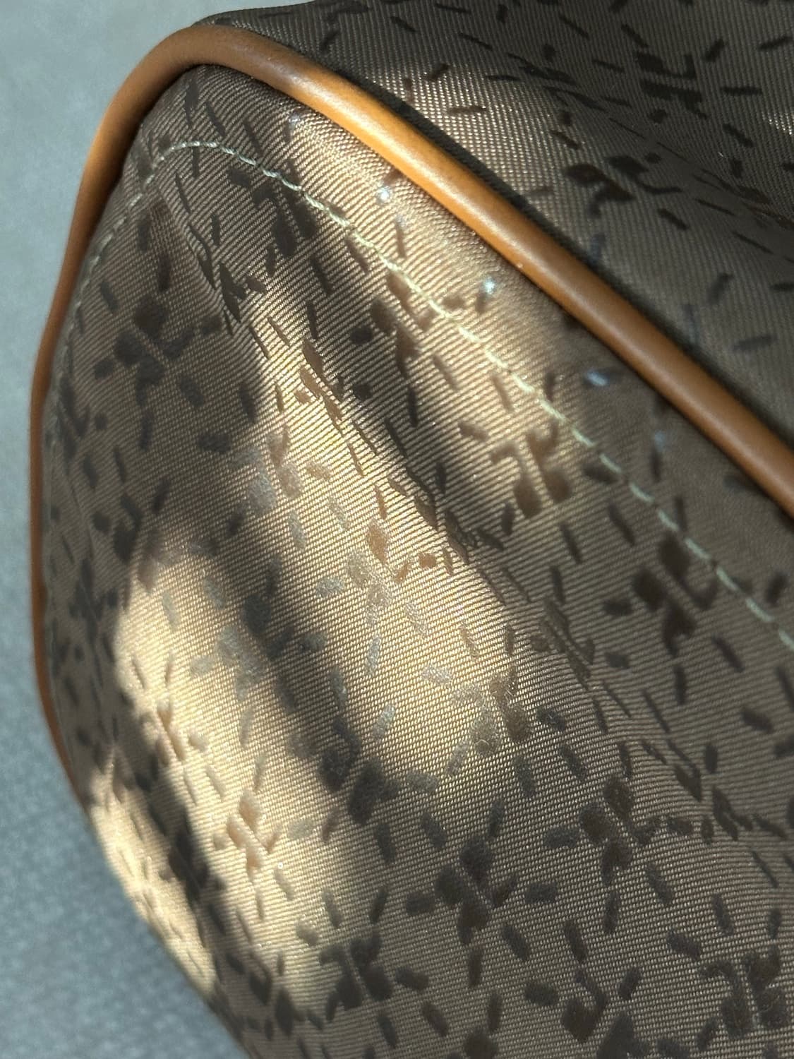 꾸레쥬 빈티지 패턴 카멜 복조리 버킷백 상품이미지8