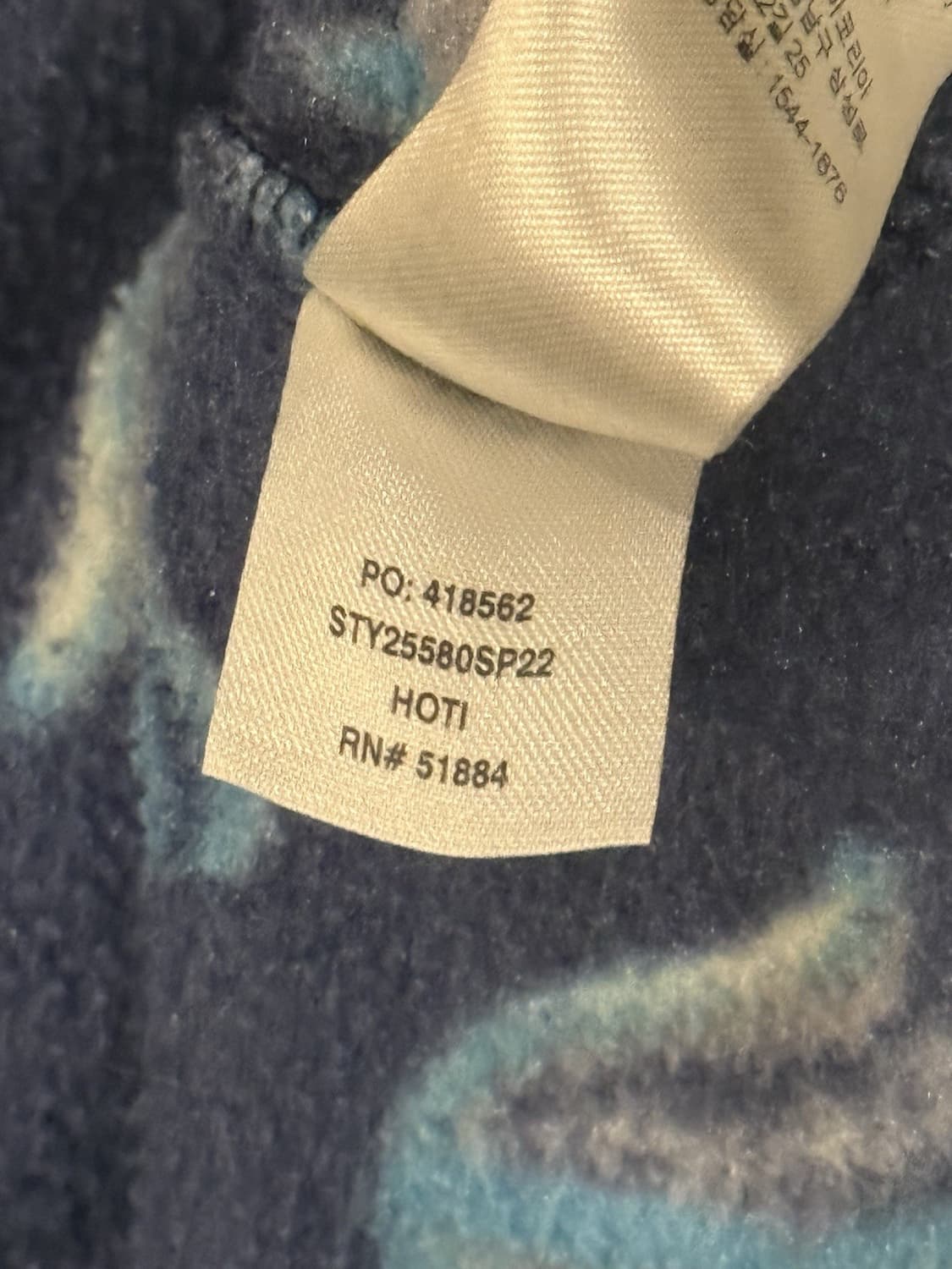 22SP 파타고니아 신칠라 스냅T 네이비 해초 패턴 상품이미지4