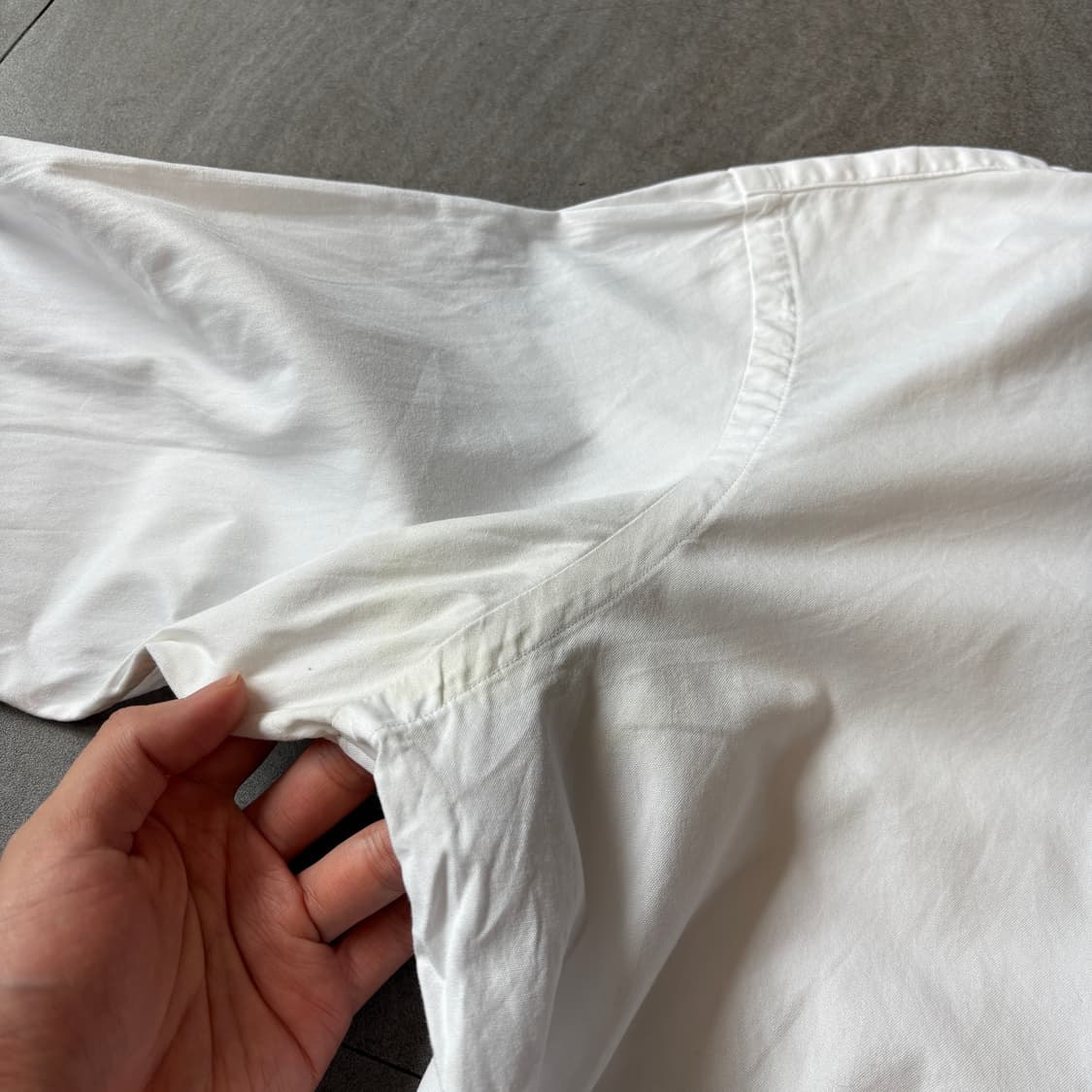 폴로 정품 화이트 클래식 포니 로고 포플린 셔츠 상품이미지8
